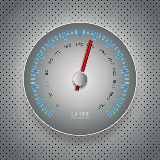Speedometer realistic template
 - Вектор,изображение