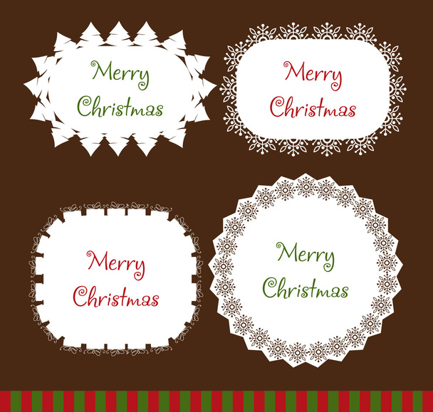 Labels collection of Christmas - Vector, Image