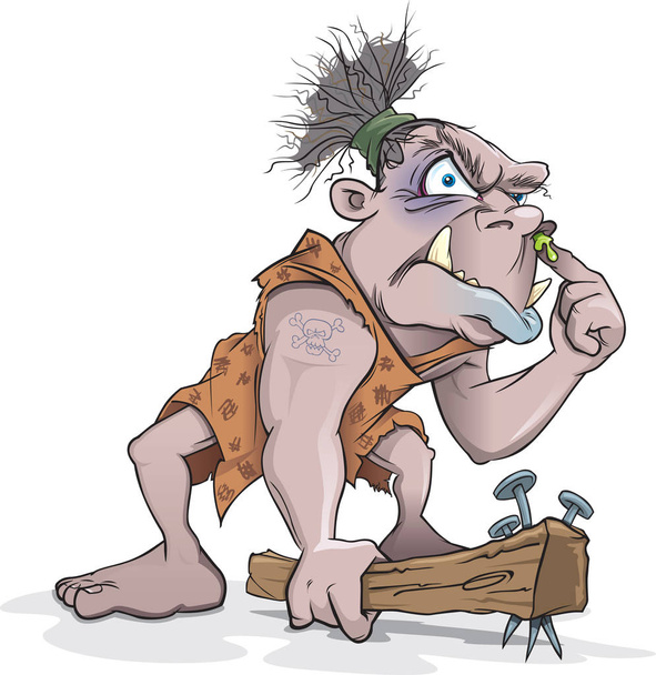 Large Ugly Troll - Vector, Image