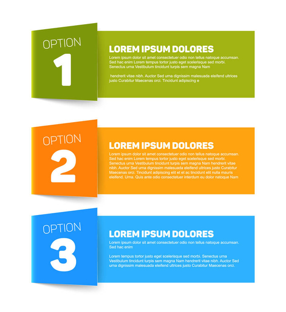 One two three -  paper options  - Vector, Image