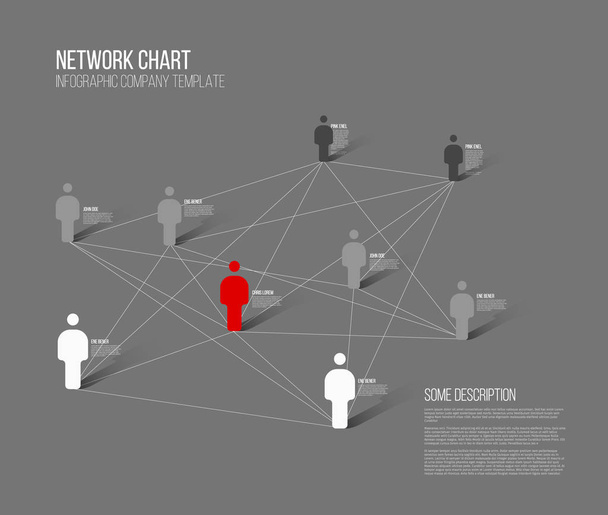Graphique de réseau minimaliste
 - Vecteur, image