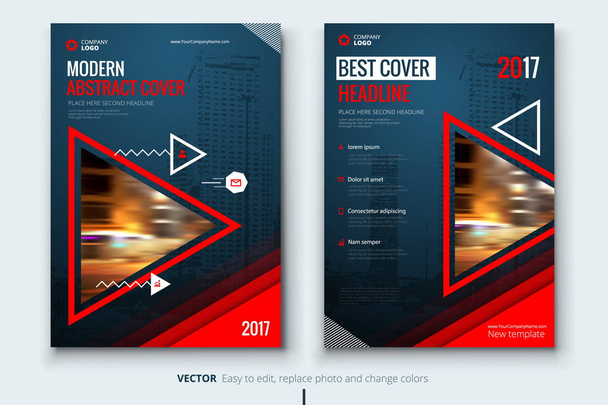 Business brochure or flyer design - Vector, Image