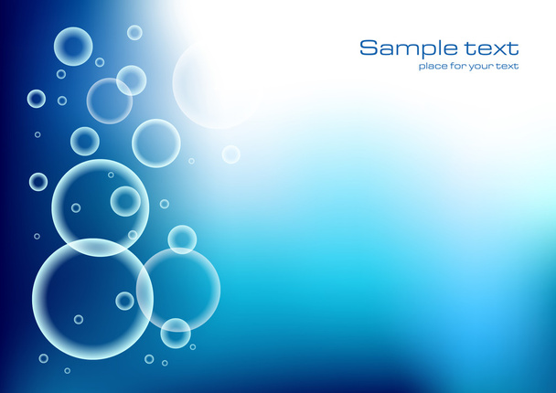 background with bubbles - Vector, afbeelding