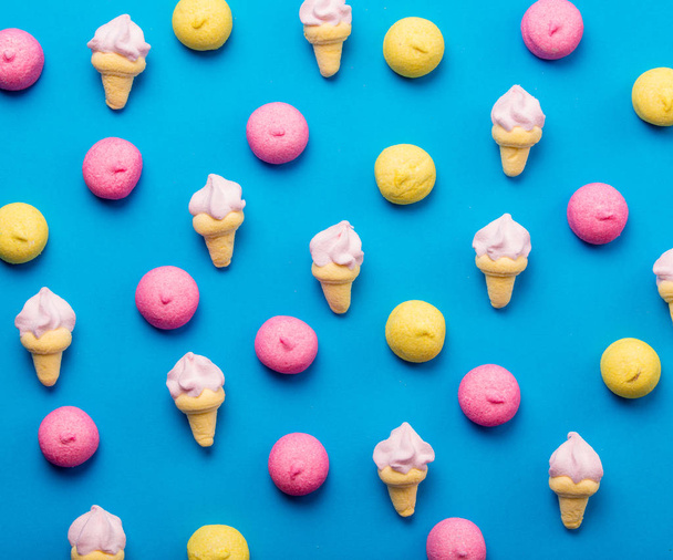 tasty colorful marshmallows - Photo, Image