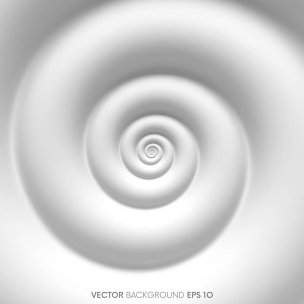 Спиральный белый абстрактный фон Фибоначчи
 - Вектор,изображение