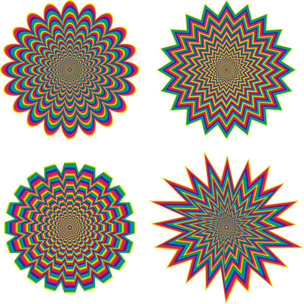 Ilusión óptica
 - Vector, Imagen