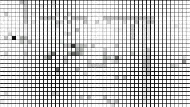  Mozaika s tmavě mřížky-pozadí video - Záběry, video