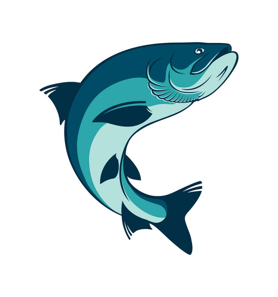 Asp fish for logo - Vector, Image