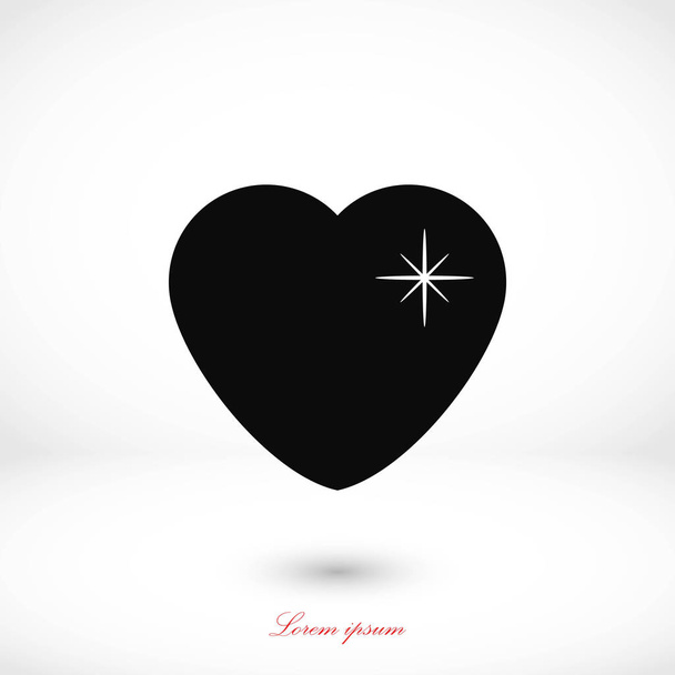heart star icon - ベクター画像