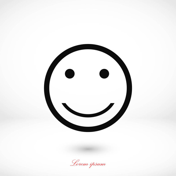 mosolyog ikon-vektoros - Vektor, kép
