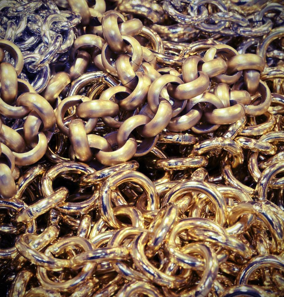 arka plan altın zincirleri - Fotoğraf, Görsel