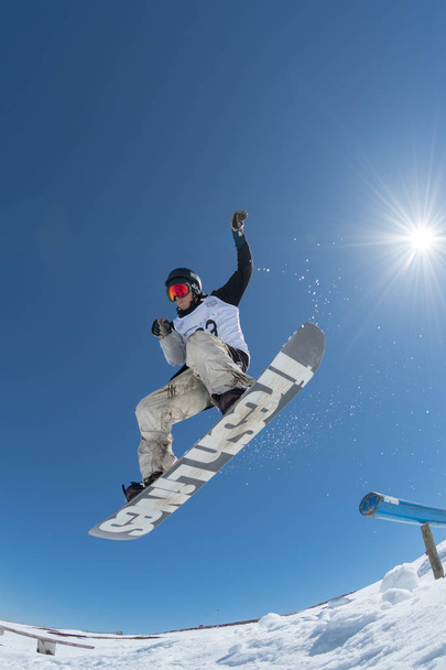Robinson Weiske during the Snowboard National Championships - Foto, immagini