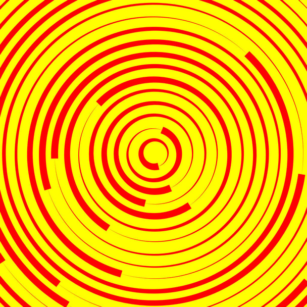 concentric circles elements - Vector, Image