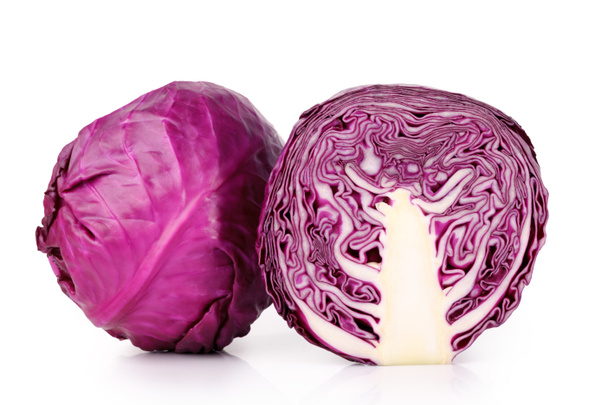 red cabbage on white - Photo, Image