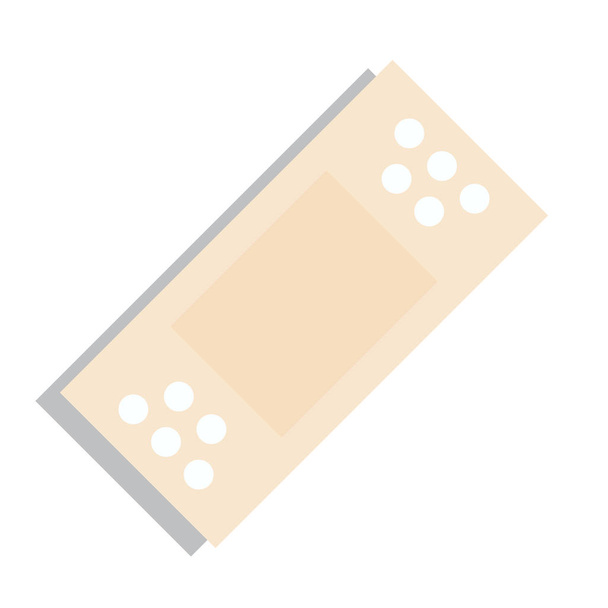Plaster or Band Aid Icon. Medical Patch Symbol - Vector, Image