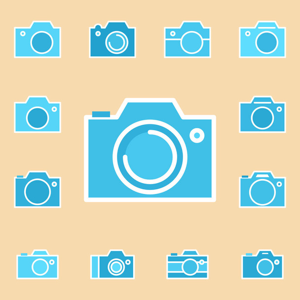 Icona della fotocamera fotografica o segno istantanea
 - Vettoriali, immagini