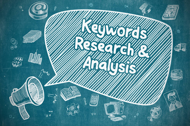 Ключевые слова Research and Analysis - Business Concept
. - Фото, изображение