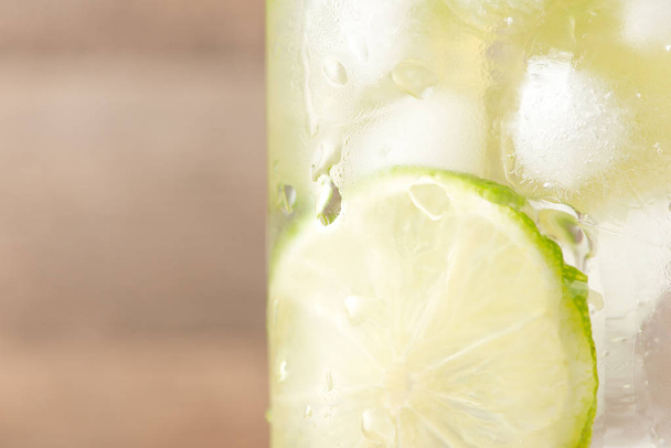 Fresh lime and lemon lemonade  - Фото, изображение