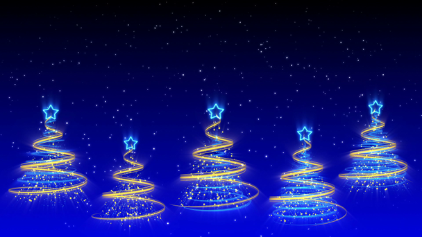 Christmas Trees Background - Merry Christmas 40 (HD) - Footage, Video