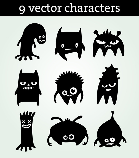 9 vector characters - Vector, Image