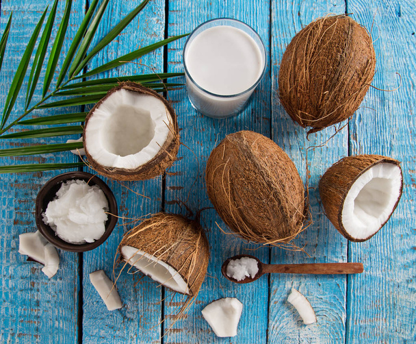 close up of a coconuts - Foto, Imagem
