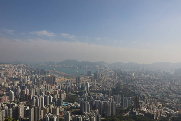 East Kowloon viewed from Lion Rock
 - Фото, изображение