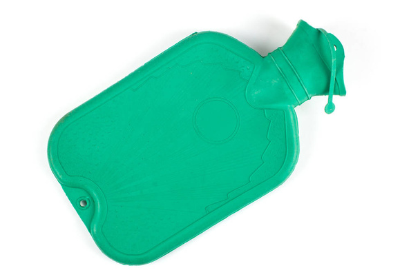 Гумова медична пляшка з гарячою водою, наповнена водою
  - Фото, зображення
