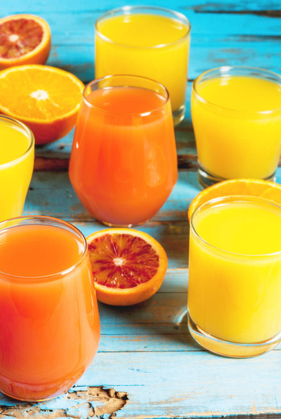 domowy sok pomarańczowy - Zdjęcie, obraz