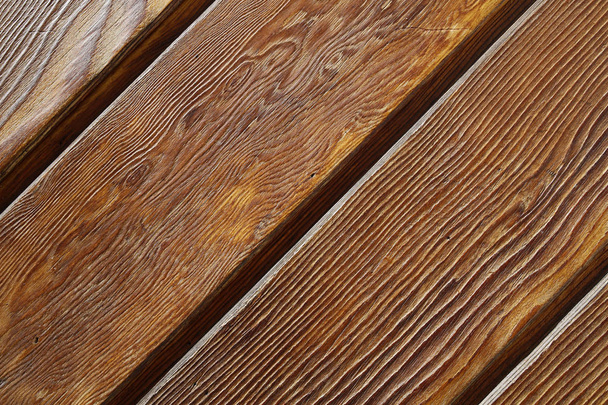 brown wooden boards background or texture - Photo, Image