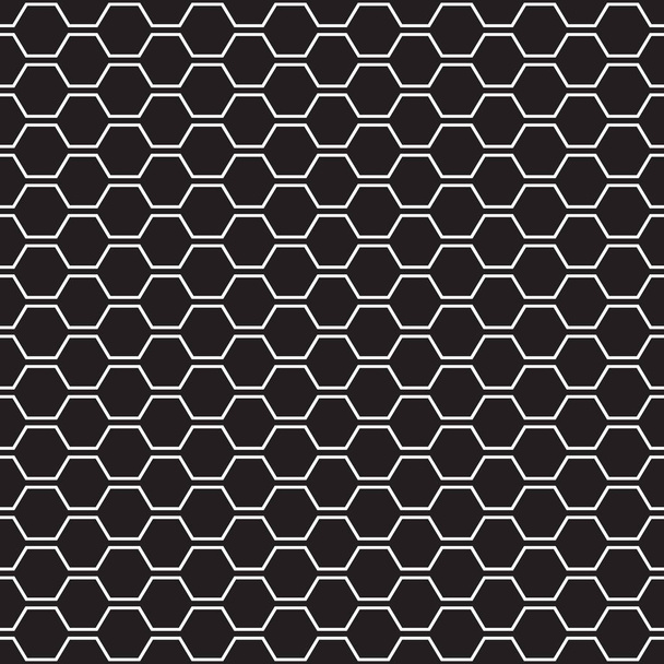 Απρόσκοπτη δικτυωτό πλέγμα πέργκολα εξαγωνικό κυψελωτό σχέδιο - Διάνυσμα, εικόνα
