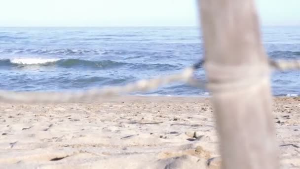 reizende shot van een strand - Video