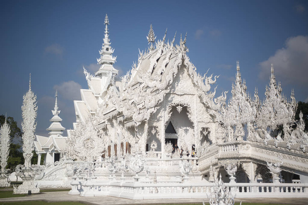 white temple,  Thailand. - Fotoğraf, Görsel