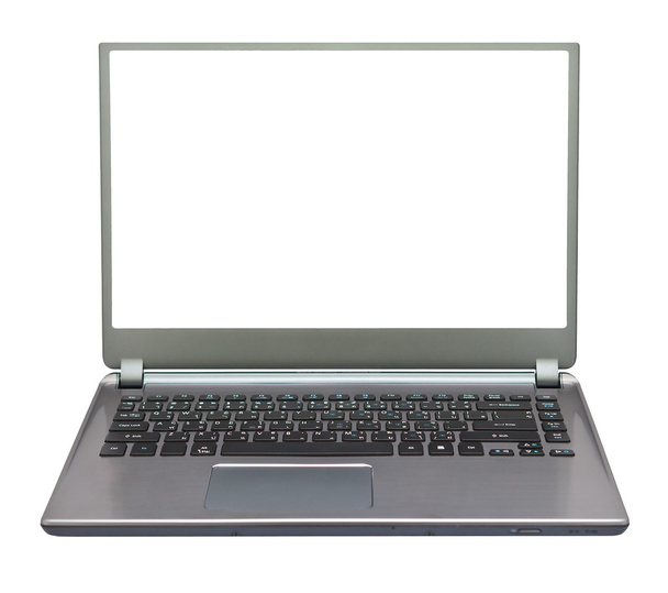 ordenador portátil sobre fondo blanco - Foto, imagen