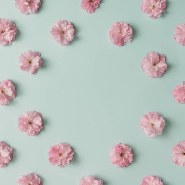 beautiful pink flower pattern - Photo, Image