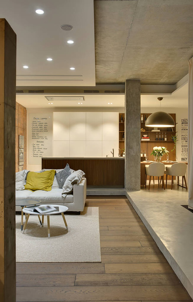 Studio apartment in loft style - Foto, Imagen