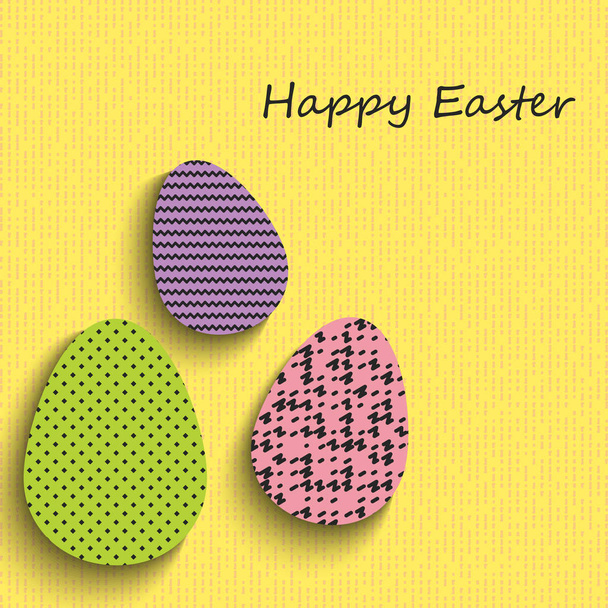 Happy Easter greeting banners. Eps10 Vector illustration - Wektor, obraz