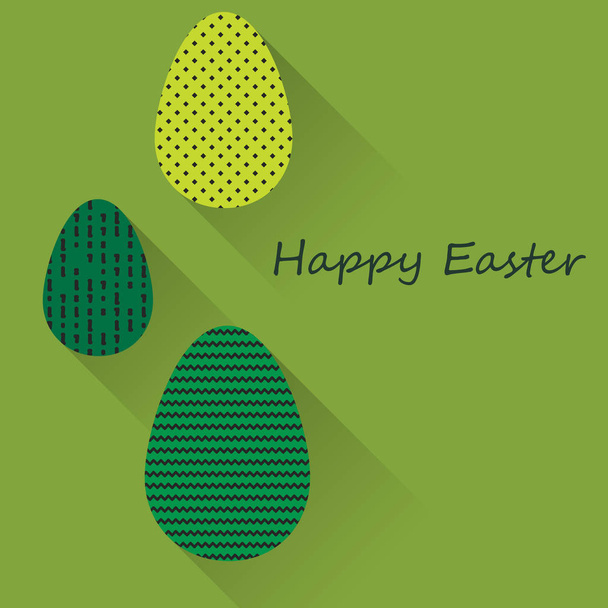 Happy Easter greeting banners. Eps10 Vector illustration - Vektör, Görsel