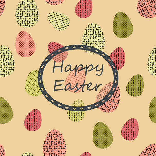 Happy Easter greeting banners. Eps10 Vector illustration - Διάνυσμα, εικόνα