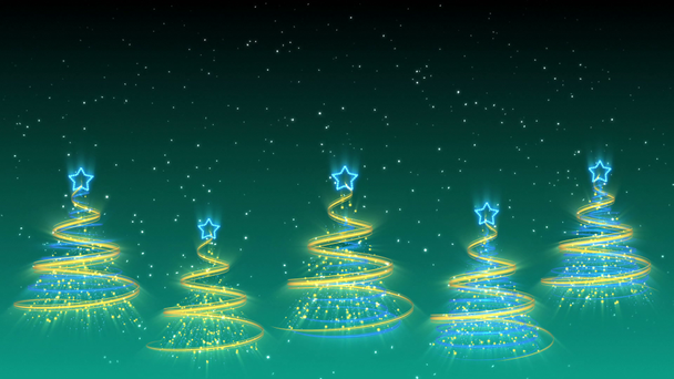 Christmas Trees Background - Merry Christmas 38 (HD) - Footage, Video