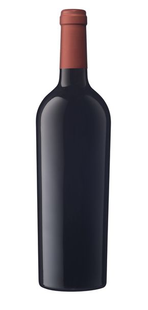 Isolated Blank Wine Bottle - Zdjęcie, obraz