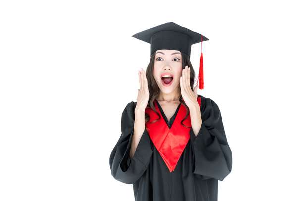 Young woman in mortarboard  - Photo, image