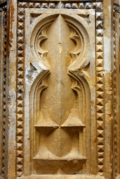 λεπτομέρεια μιας στήλης στο Μπαταλια Μοναστήρι, Πορτογαλία - Φωτογραφία, εικόνα
