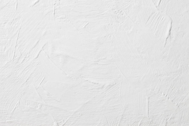 Grunge White Concrete Wall Background - Foto, afbeelding