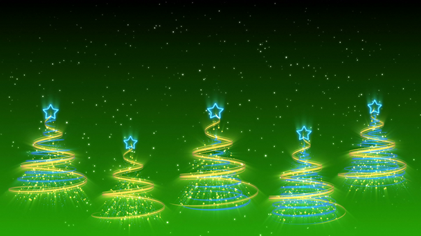 Christmas Trees Background - Merry Christmas 37 (HD) - Footage, Video