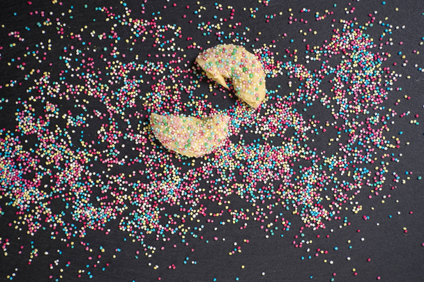 Colored sugar biscuits - Фото, изображение