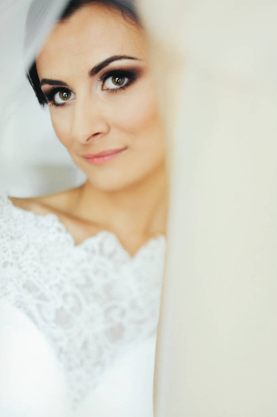 A portrait of pretty woman with outstanding make up - Fotografie, Obrázek