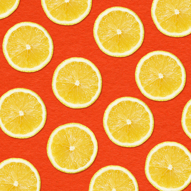 Close-up Fotografia fette di limone giallo
 - Foto, immagini