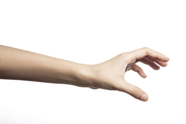 Жінка жестом руки
 - Фото, зображення