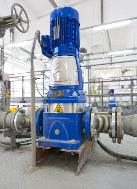 Modern gas boiler room - pump - Photo, Image