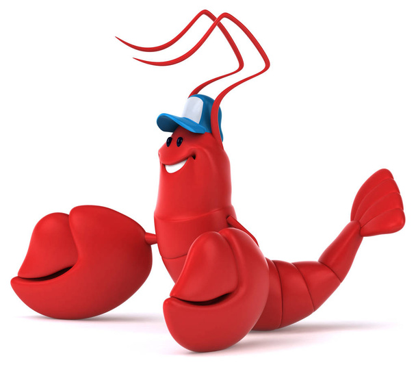 Fun lobster -   illustration  - Zdjęcie, obraz